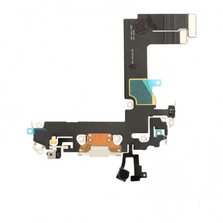 Nappe connecteur port de charge charging flex pour iPhone 13 Mini Lumiere Stellaire