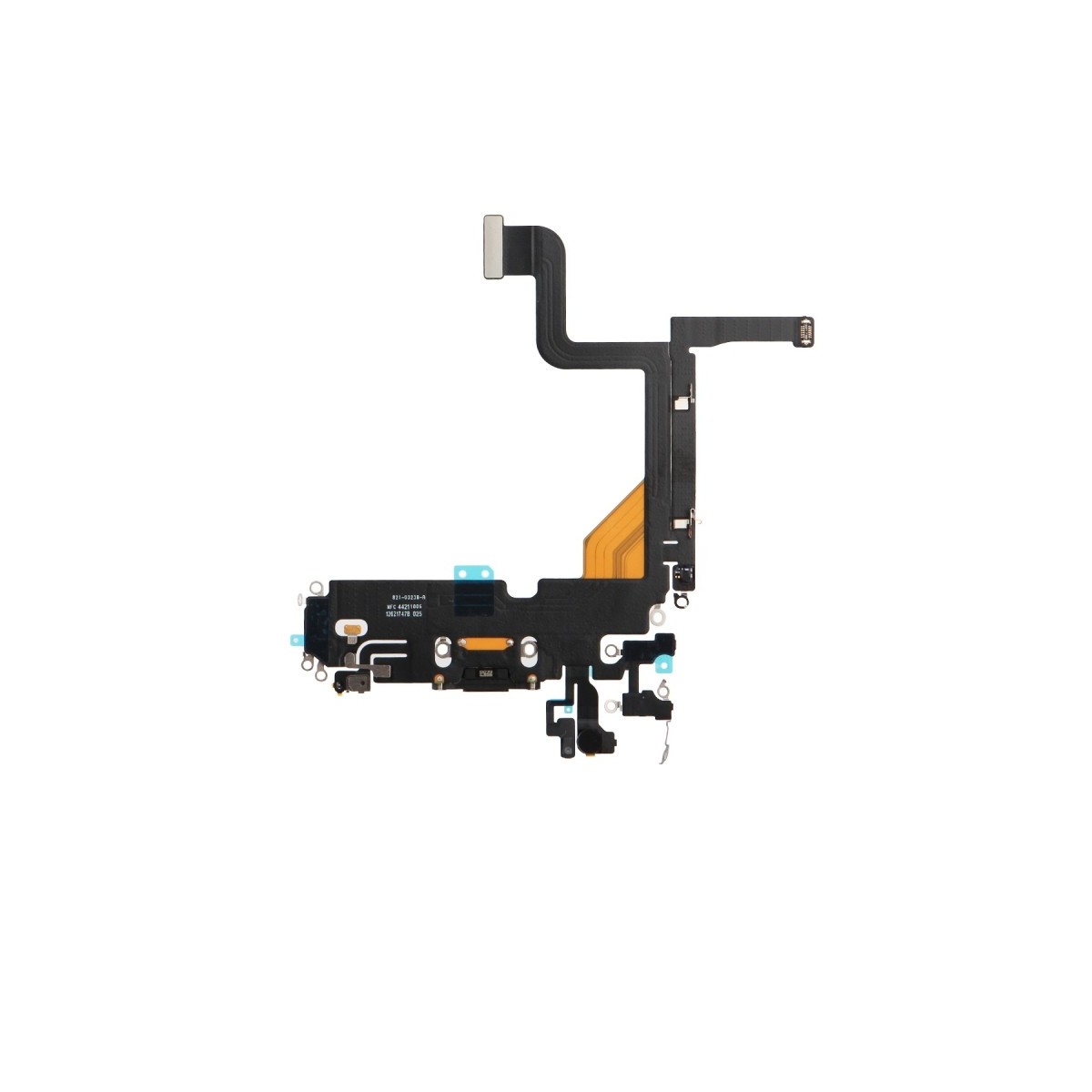 Nappe connecteur port de charge charging flex pour iPhone 13 Pro Noir Nappe connecteur port de charge charging flex pour iPhone 13 Pro Noir