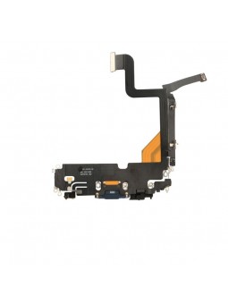 Nappe connecteur port de charge charging flex pour iPhone 13 Pro Bleu