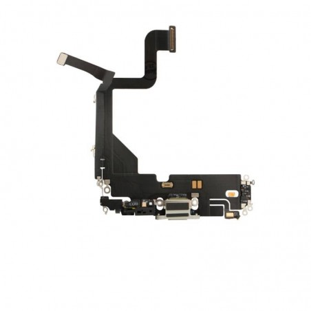 Nappe connecteur port de charge charging flex pour iPhone 13 Pro Argent