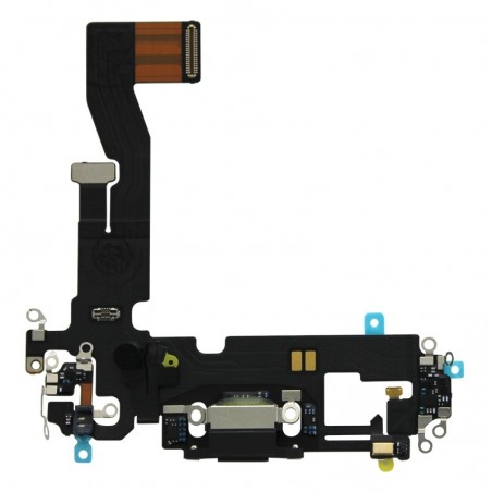 Nappe connecteur port de charge charging flex pour iPhone 12 Pro Noir