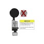 Bouton Home Fonctionnel avec Nappe Flex Compatible avec iPhone SE 2022 Noir Bouton Home Fonctionnel avec Nappe Flex Compatible avec iPhone SE 2022 Noir