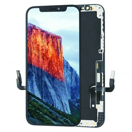 ECRAN LCD POUR IPHONE 12 PRO INCELL VITRE TACTILE SUR CHASSIS NOIR SANS OUTILS