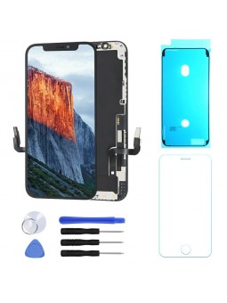 ECRAN LCD POUR IPHONE 12 PRO INCELL VITRE TACTILE SUR CHASSIS NOIR +VERRE +JOINT