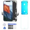 ECRAN LCD POUR IPHONE 12 PRO INCELL VITRE TACTILE SUR CHASSIS NOIR +VERRE +JOINT
