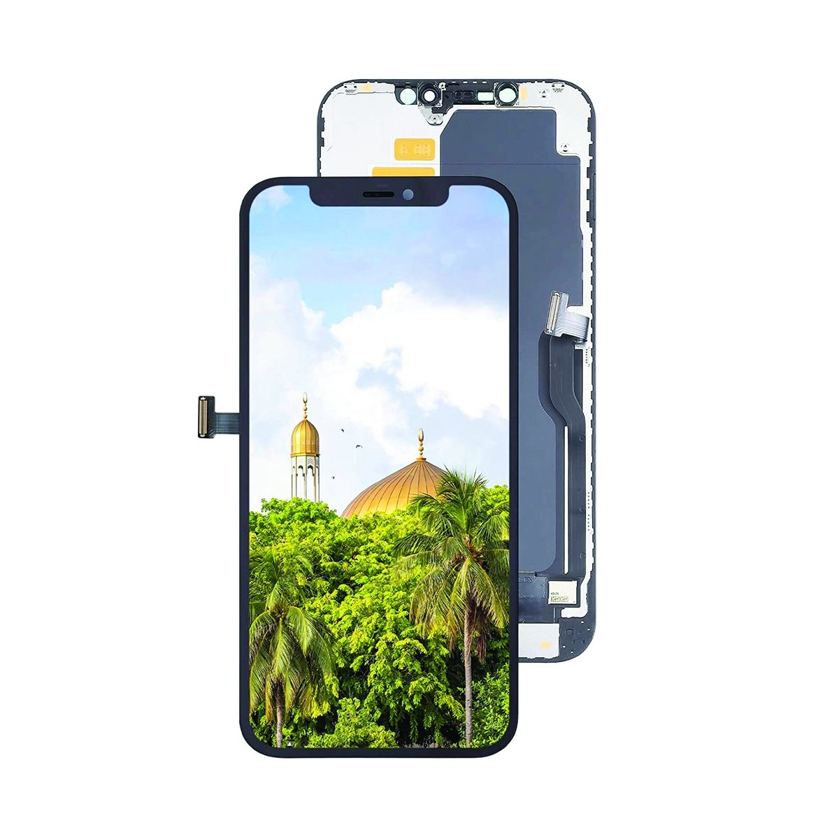 ECRAN OLED POUR IPHONE 12 PRO MAX VITRE TACTILE SUR CHASSIS NOIR SANS OUTILS ECRAN OLED POUR IPHONE 12 PRO MAX VITRE TACTILE SUR CHASSIS NOIR SANS OUTILS