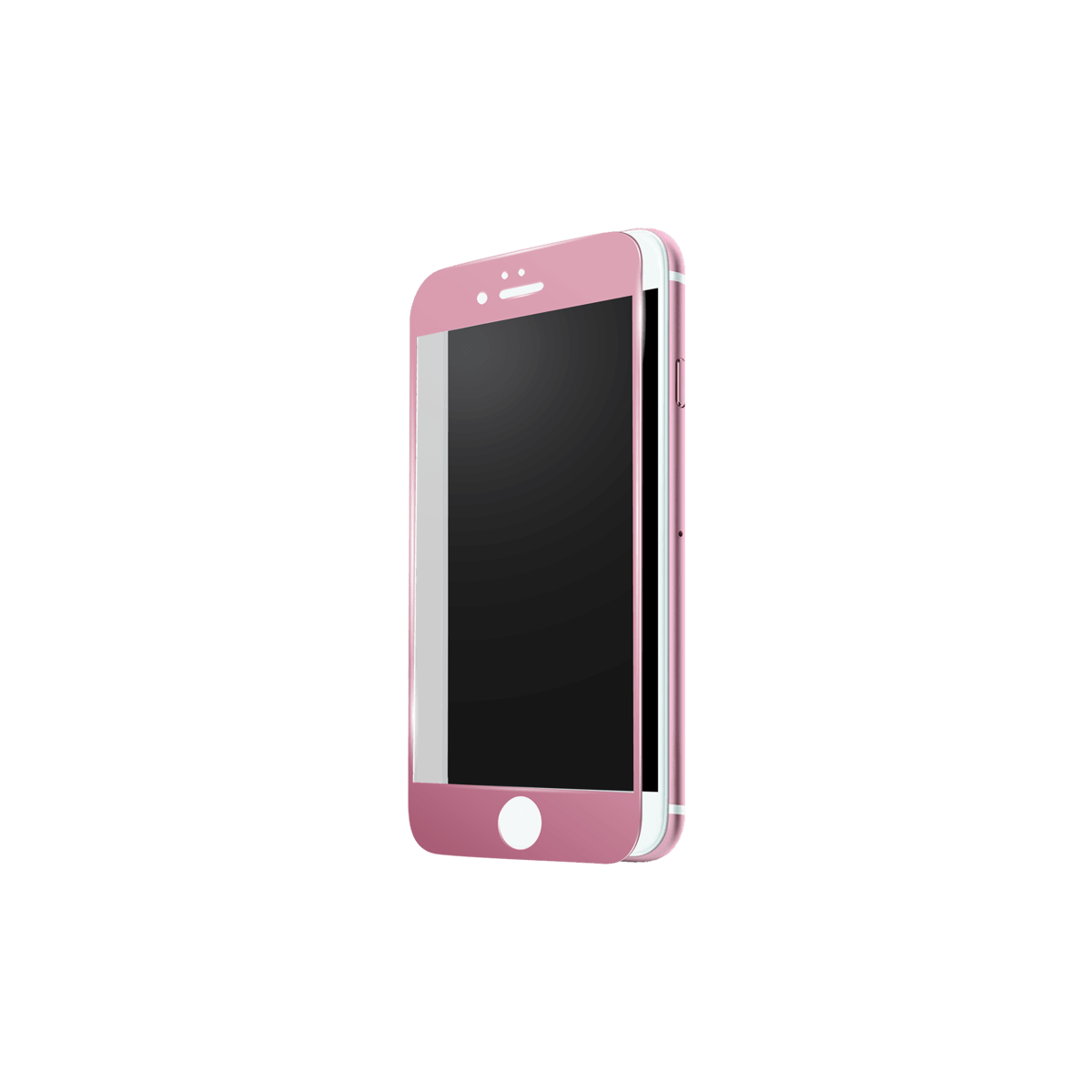 Verre Trempé intégral 4D Rose Pour iPhone 6+ / 6S+ Recouvre à 100% la face avant