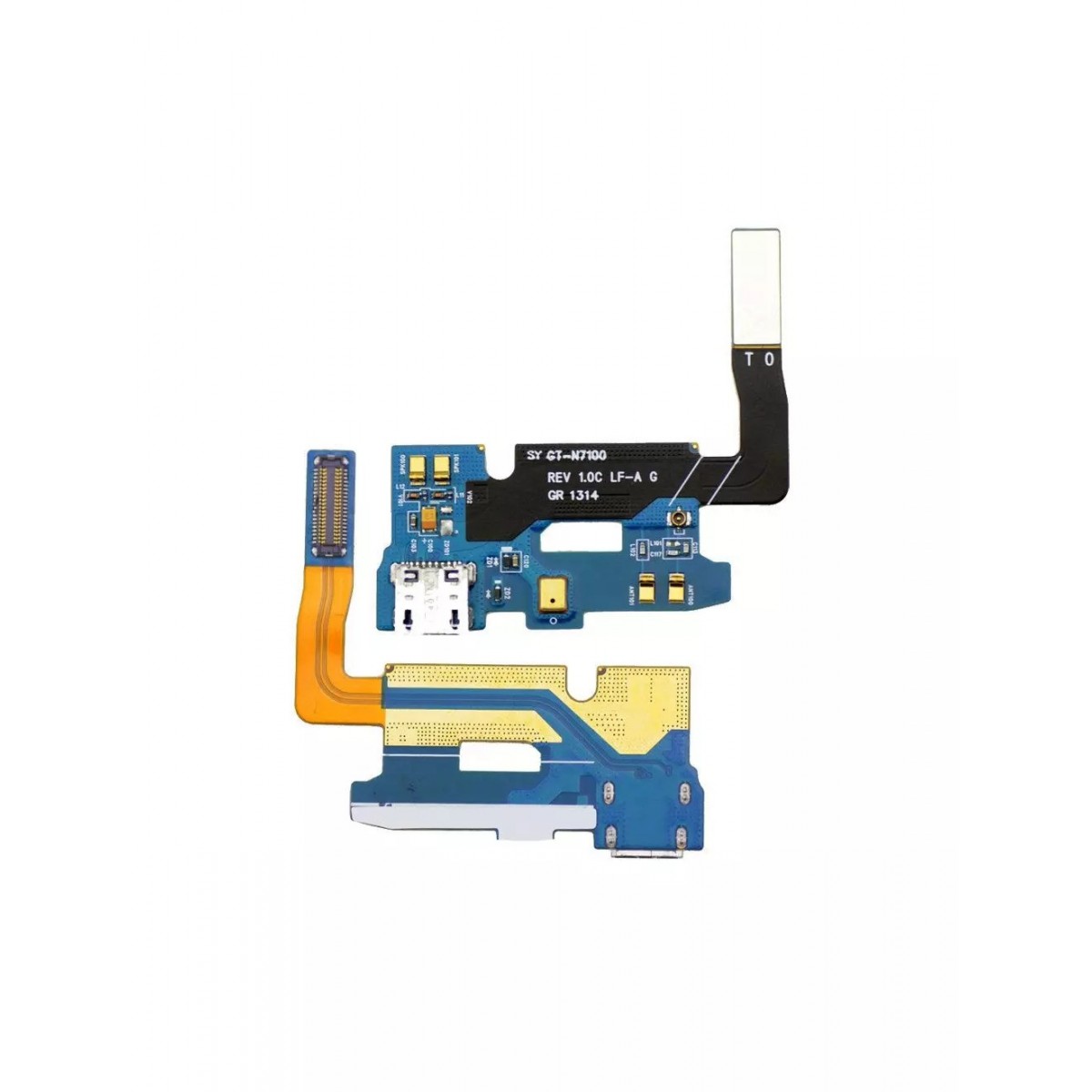 Nappe connecteur de charge pour Samsung Galaxy NOTE 2 (SM-N7100) Nappe connecteur de charge pour Samsung Galaxy NOTE 2 (SM-N7100)