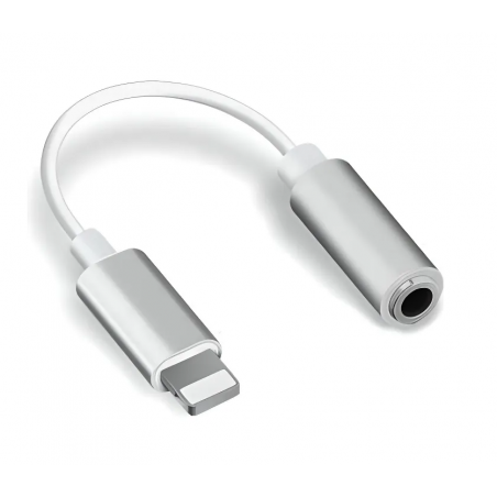 Adaptateur Jack 3,5mm Audio Écouteurs pour iPhone X XR Xs Xs Max 8 8+ 7+ Blanc