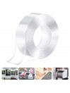 Ruban Adhésif Double Face Transparent Bande Étanche et lavable de 0.5MM*5CM*3M