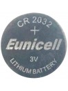 Lot de 5 Piles EUNICELL CR2032 BR2032 DL2032