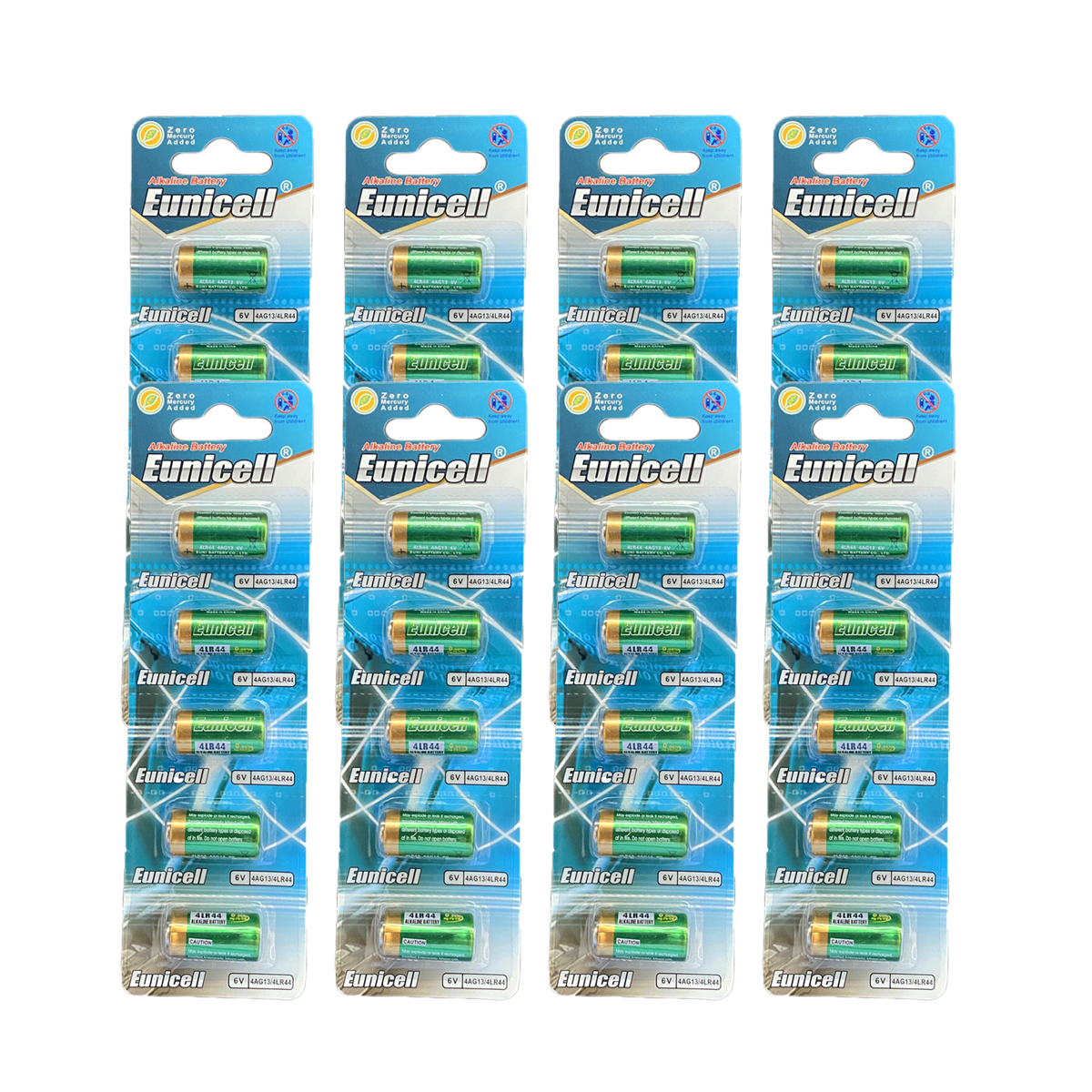 Lot de 40 Piles Alcaline 4LR44 4AG13 6V Eunicell Lot de 40 Piles Alcaline 4LR44 4AG13 6V Eunicell