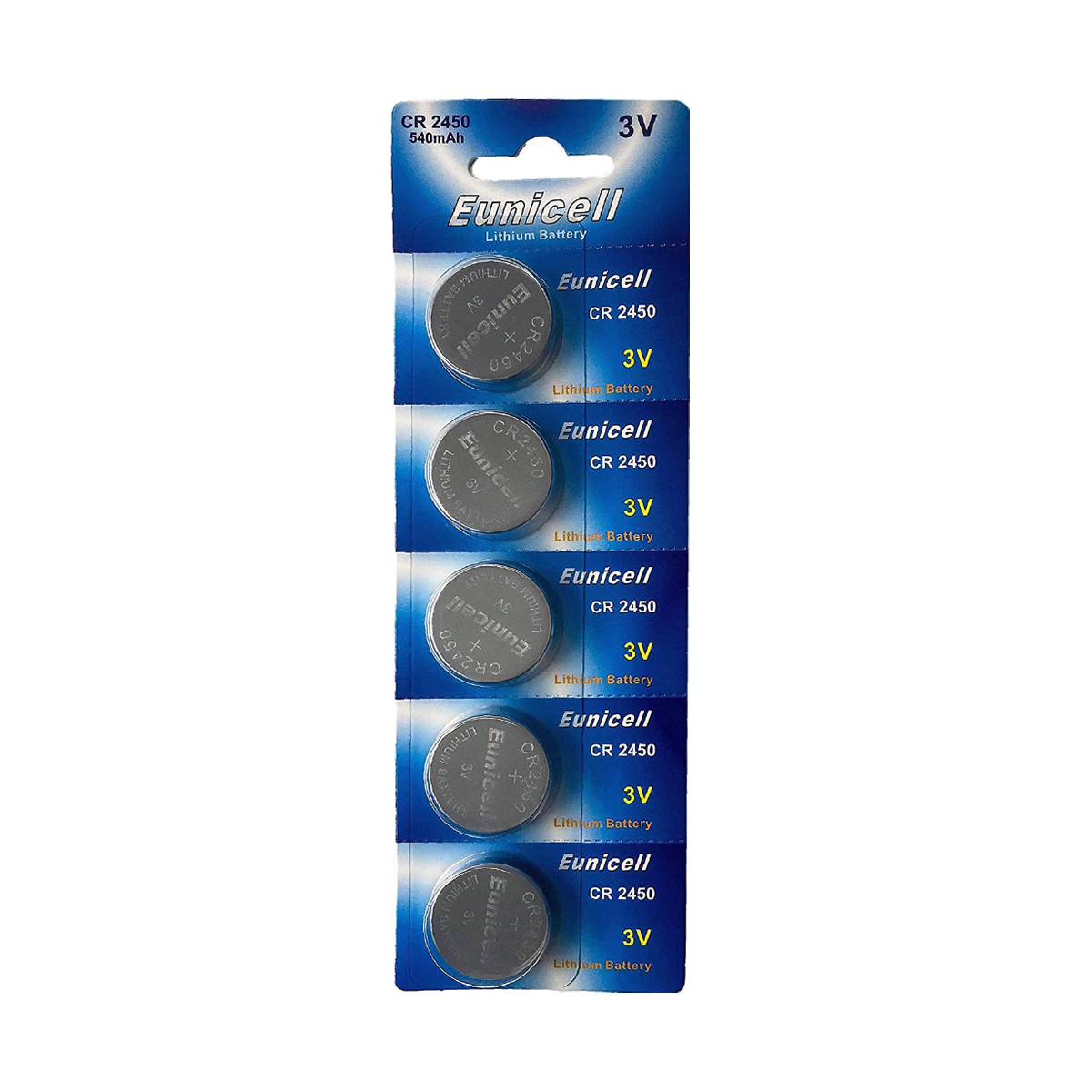 Lot de 5 Piles EUNICELL CR2450 CR 2450 DL2450 ECR2450 BR2450 5029LC Lot de 5 Piles EUNICELL CR2450 CR 2450 DL2450 ECR2450 BR2450 5029LC