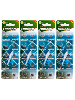 Lot de 40 Piles EUNICELL AG3 / 392 / LR41 / SR41SW