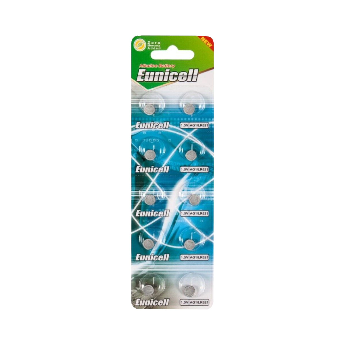 Lot de 10 piles EUNICELL AG1- G1 LR60 LR621 SR621 W 364 Lot de 10 piles EUNICELL AG1- G1 LR60 LR621 SR621 W 364