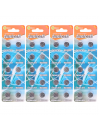 Lot de 40 Piles EUNICELL LR44 AG13 A762