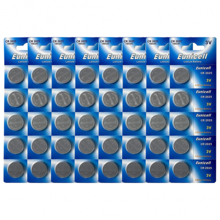 LOT DE 40 PILES EUNICELL BOUTONS CR2025