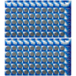 LOT DE 100 PILES EUNICELL BOUTONS CR2025 LOT DE 100 PILES EUNICELL BOUTONS CR2025