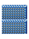 LOT DE 100 PILES EUNICELL BOUTONS CR2025