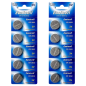 Lot de 10 Piles EUNICELL CR2032 BR2032 DL2032 Lot de 10 Piles EUNICELL CR2032 BR2032 DL2032