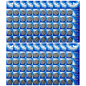 Lot de 100 Piles EUNICELL CR2032 BR2032 DL2032