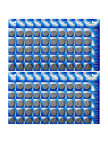 Lot de 100 Piles EUNICELL CR2032 BR2032 DL2032