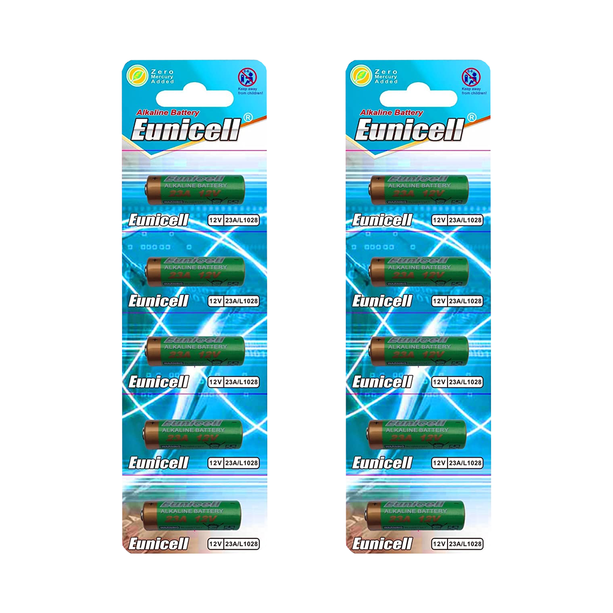 Lot de 10 piles 23A A23 LRV08 L1028 RVO8 23A MS21 MN21 E23 Lot de 10 piles 23A A23 LRV08 L1028 RVO8 23A MS21 MN21 E23