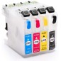 Cartouches rechargeable compatible Brother LC221/LC223/LC225/LC227/LC229