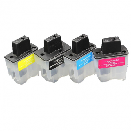 Cartouches rechargeables compatibles Brother LC900