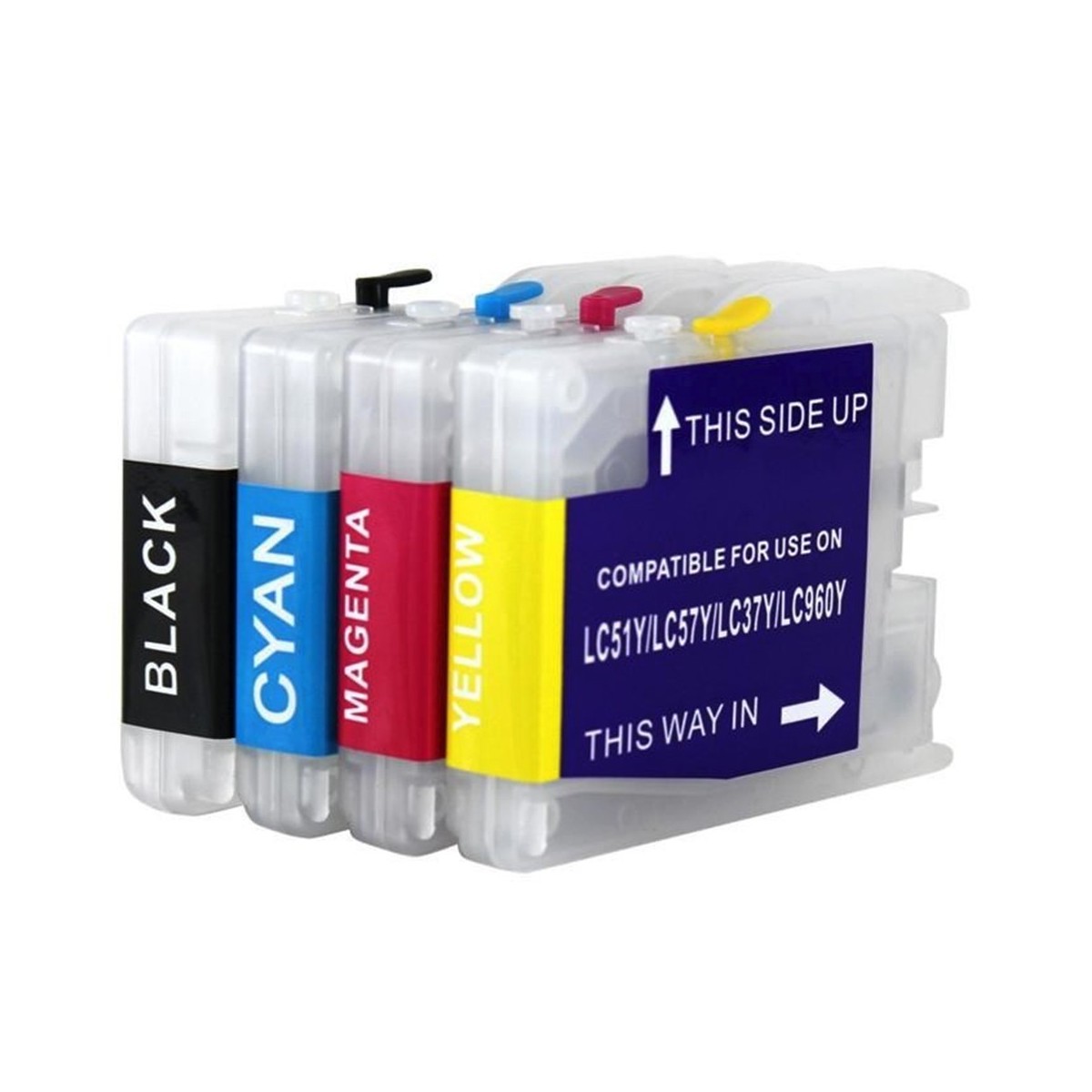 Cartouches rechargeables compatibles Brother LC970/LC1000 Cartouches rechargeables compatibles Brother LC970/LC1000