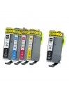 5 Cartouches compatibles avec HP364XL