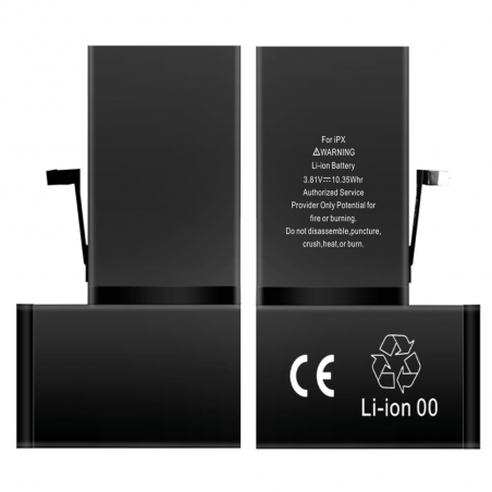 BATTERIE POUR IPHONE X INTERNE NEUVE DE REMPLACEMENT SANS OUTILS