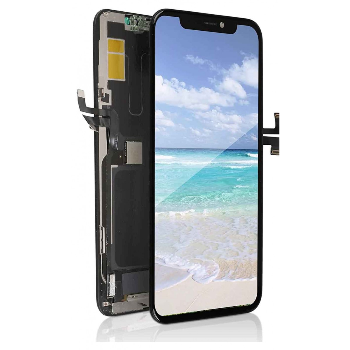 ECRAN LCD TFT POUR IPHONE 11 PRO MAX NOIR VITRE TACTILE SUR CHASSIS