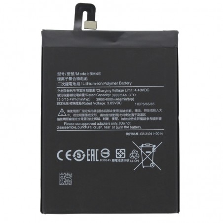 Batterie Compatible pour Xiaomi Pocophone F1 (BM4E)