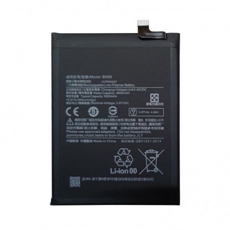 Batterie Compatible Pour Xiaomi Redmi Note 10 + OUTILS (BN59)