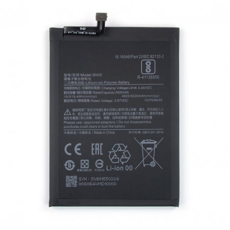 Batterie Compatible Pour Xiaomi Redmi Note 9S + OUTILS (BN55)