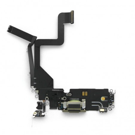 Connecteur de charge Lightning pour iPhone 14 Pro gold