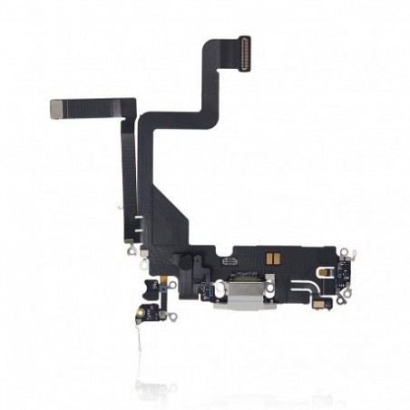 Connecteur de charge Lightning pour iPhone 14 Pro argent