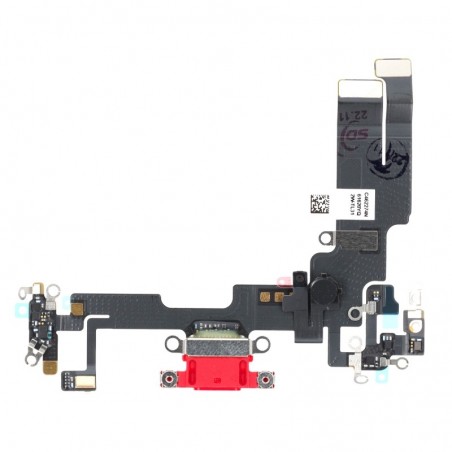 Connecteur de charge Lightning pour iPhone 14 rouge