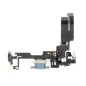Connecteur de charge Lightning pour iPhone 14 bleu