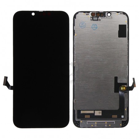 ECRAN OLED POUR IPHONE 14 PRO VITRE TACTILE SUR CHASSIS NOIR SANS OUTILS