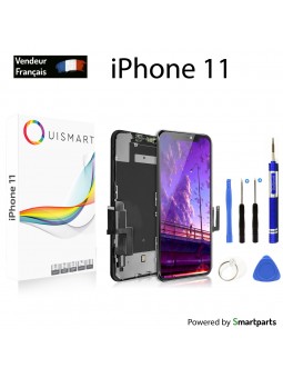 OuiSmart® ECRAN LCD POUR IPHONE 11 NOIR VITRE TACTILE SUR CHASSIS AVEC OUTILS