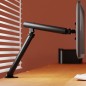 Support pour Moniteur de 15-36 Pouces, Réglable en Hauteur, Rotatif et Pivotant, VESA 75/100 Noir