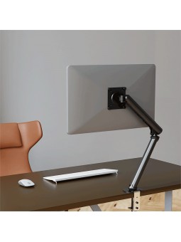 Support pour Moniteur de 15-36 Pouces, Réglable en Hauteur, Rotatif et Pivotant, VESA 75/100 Blanc