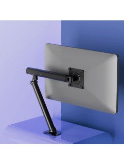 Support pour Moniteur de 15-36 Pouces, Réglable en Hauteur, Rotatif et Pivotant, VESA 75/100 Blanc