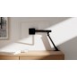 Support pour Moniteur de 15-36 Pouces, Réglable en Hauteur, Rotatif et Pivotant, VESA 75/100 Blanc