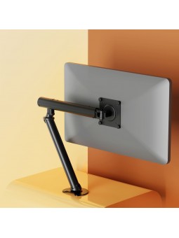 Support pour Moniteur de 15-36 Pouces, Réglable en Hauteur, Rotatif et Pivotant, VESA 75/100 Blanc