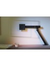 Support pour Moniteur de 15-36 Pouces, Réglable en Hauteur, Rotatif et Pivotant, VESA 75/100 Blanc