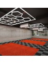 LAMPE DE PLAFOND HEXAGONE NID ABEILLE GARAGE 220V 2.4M X 4.8M