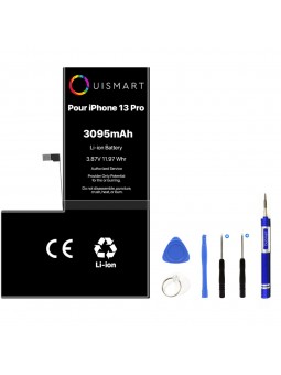 OuiSmart® BATTERIE POUR IPHONE 13 PRO INTERNE NEUVE DE REMPLACEMENT AVEC OUTILS